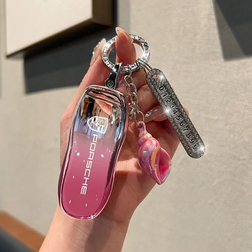 台灣出貨 適用保時捷porsche鑰匙套 汽車鑰匙殼 TPU鑰匙包taycan macan cayenne汽車鑰匙套
