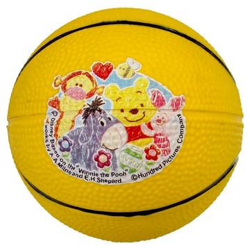 HUNDRED PICTURES 百耘圖 兒童運動4吋籃球 小熊維尼  HPD-B04005  1個  1號(直徑10cm)