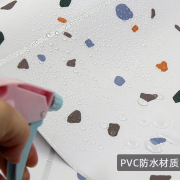 衛生間地貼防水地板防油防滑耐磨浴室廁所地面翻新地板磚自粘貼紙