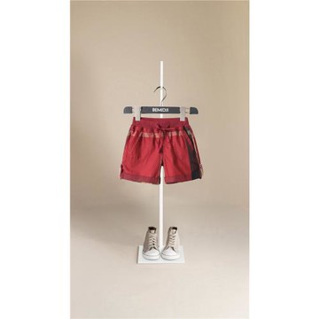 英倫風男童格子短褲酒紅色藏青兒童裝中童休閑褲運動褲短校褲薄款