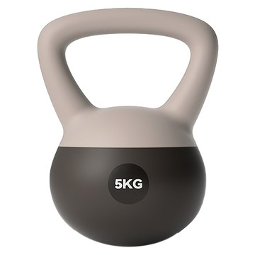 【灰熊厲害】5KG潮時尚工業風軟壺鈴 贈防滑露指手套一雙(軟式壺鈴 深蹲翹臀重訓 健身啞鈴)橄欖綠5KG