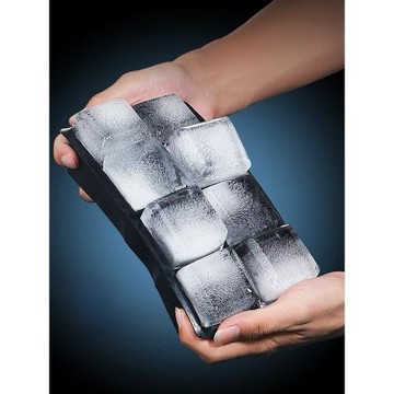 食品級軟硅膠冰格冰模具制冰盒商用家用大容量球形帶蓋凍冰塊模具