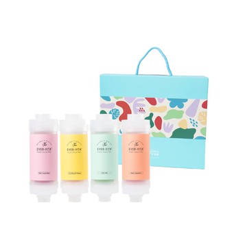 【悠香時光禮盒(4支入)】EVER-VITA蓮蓬頭除氯香氛濾芯