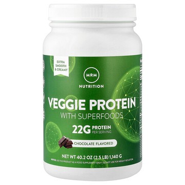 MRM Nutrition, SuperFood 素食蛋白，巧克力味，2.5 磅（1,140 克）