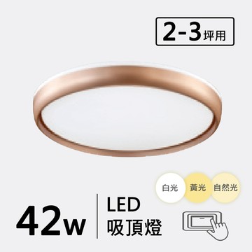 三色變光42W造型吸頂燈 F69-19-32447