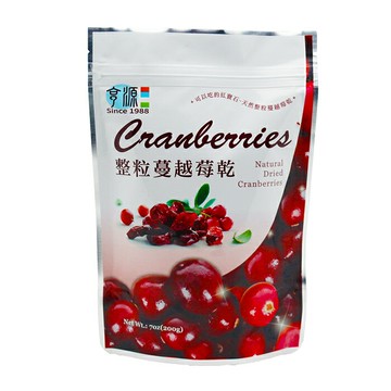 天然蔓越莓乾(全素)/200g_BF013