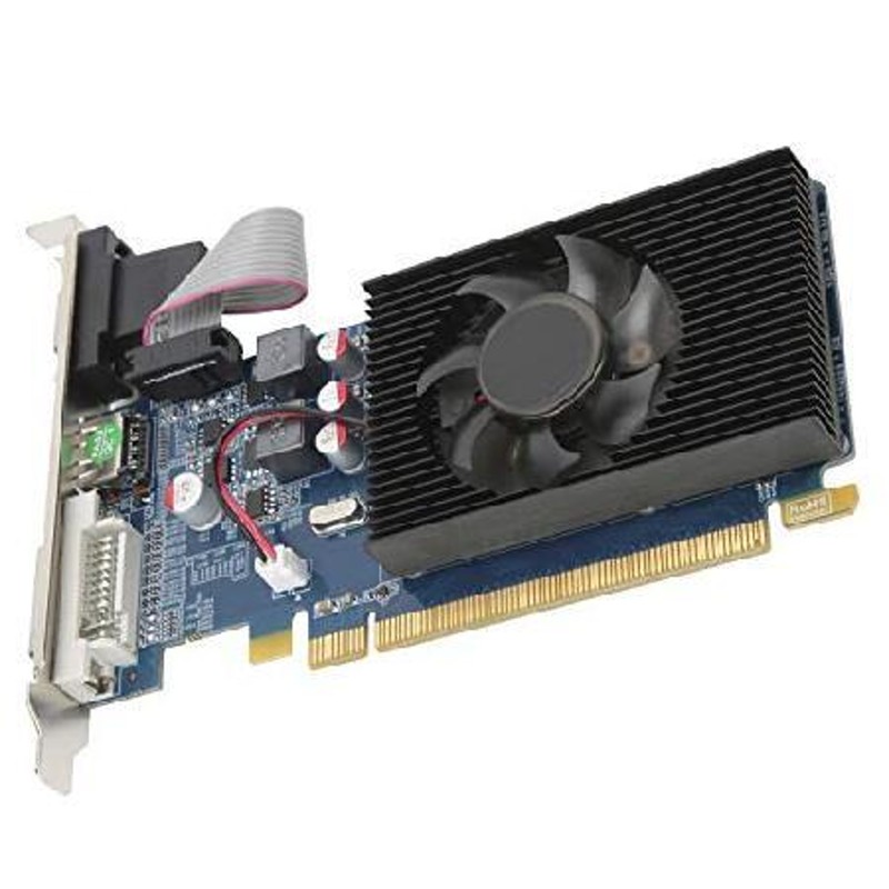 PCグラフィックスカード PCI Express3.0スロットを備えたHD64502G 64