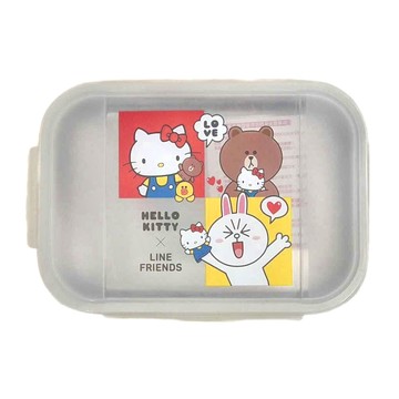 Hello Kitty 凱蒂貓 x Line Friends 不鏽鋼隔熱餐盒  800cc  Hello Kitty x Line Friends 不鏽鋼  1個