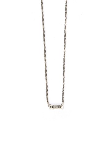 Handcrafted Sterling Silver Half Curb Chain Necklace [Silver]