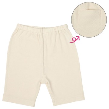 akachan honpo - 5分內搭褲-象牙白色