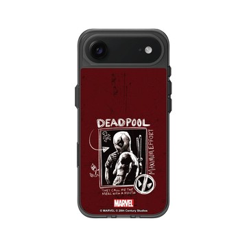 iPhone Air Clear (相機按鈕) 酷墨灰 - 迪士尼-漫威 Marvel - 死侍-Deadpool 3 圖畫風