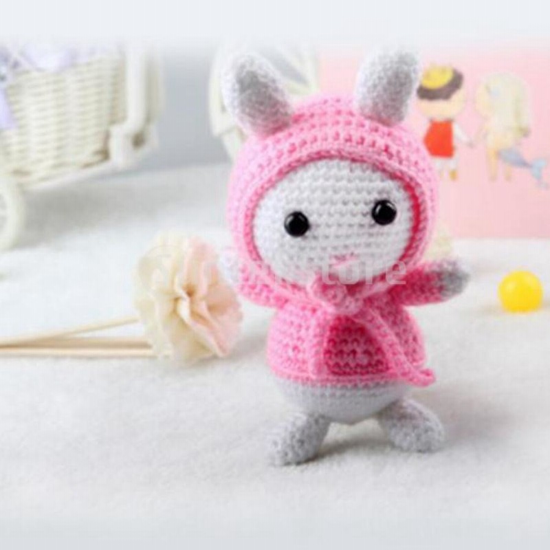 かぎ針編みキット 動物 あみぐるみ ウサギ ピンク 簡単ぬいぐるみ手芸キット 通販 Lineポイント最大0 5 Get Lineショッピング
