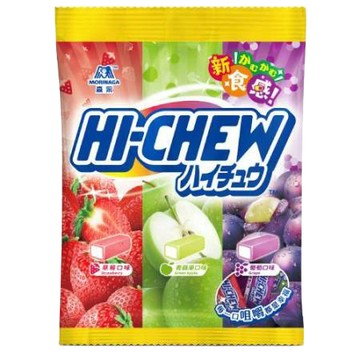 森永嗨啾 HI-CHE WQ彈軟糖袋裝(綜合水果)/85g/包