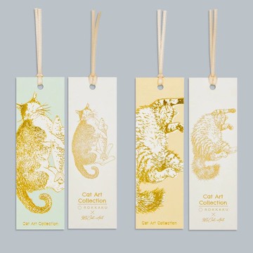 貓咪藝術收藏書籤 睡姿