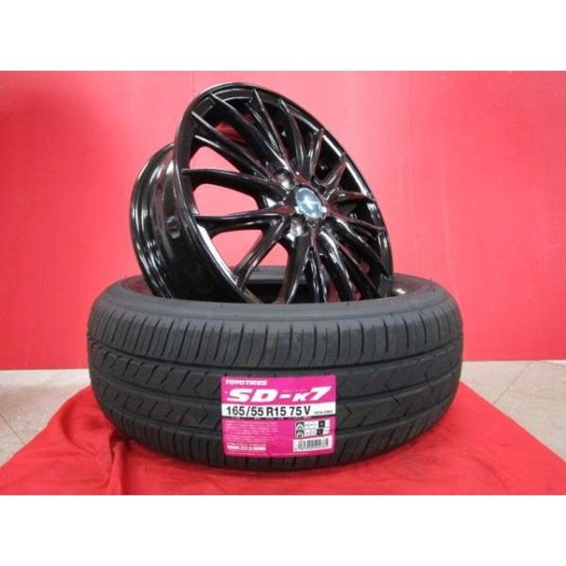 送料無料】BIG WAY LEYSEEN SP-M 15インチ 4.5 4H-100 +45&TOYO SD-K7