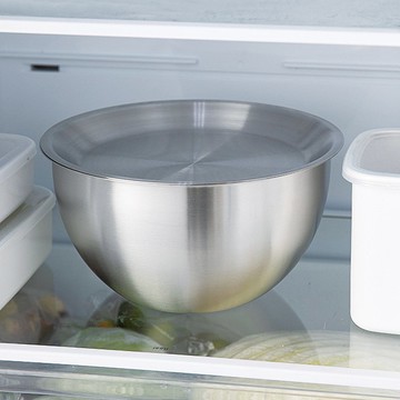 日本霜山 304不鏽鋼料理用調理盆&圓盤二件組