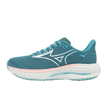 Mizuno 美津濃 慢跑鞋 Wave Rider 29 女鞋 綠 白 波浪片 緩震 運動鞋 J1GD2503-76
