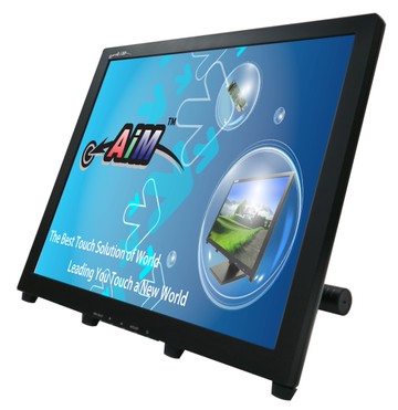 AiM TOUCH瞄準科技 19吋多點投射式電容觸控螢幕(multi-touch) [輕巧型相框支架]