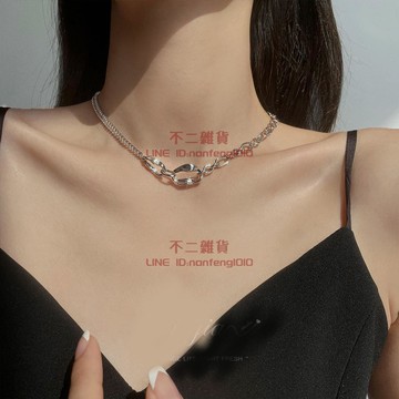 甜酷項鏈 女輕奢鎖骨鏈 高級感頸鏈 百搭配飾【不二雜貨】