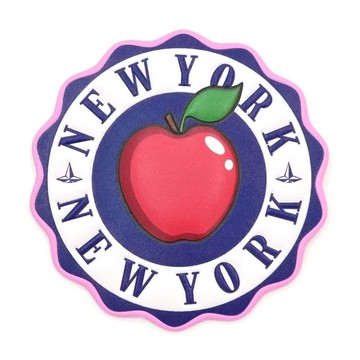 Globe-Trotter 旅行城市系列皮革行李箱貼紙-New York