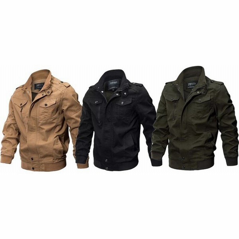 ジャケット メンズ ミリタリージャケット 作業着 作業服 立ち襟 ブルゾン 100 綿 防風 大きいサイズ 秋冬 30代40代50代 通販 Lineポイント最大0 5 Get Lineショッピング