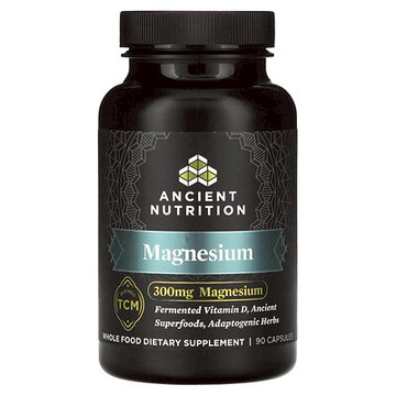 Ancient Nutrition, 鎂，300 毫克，90 粒膠囊（每粒膠囊 100 毫克）
