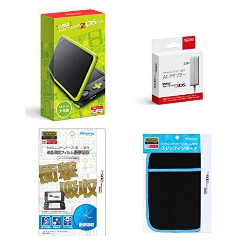 4点セット:本体+ACアダプター+フィルム+ポーチ】2DS Newニンテンドー