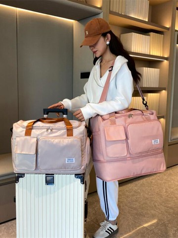 旅行包 行李包 手提包 健身包 可擴展輕便休閒健身包幹溼分離大容量瑜伽舞蹈收納包