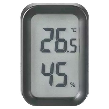 MUJI 無印良品 數位溫濕度計  1個  黑色