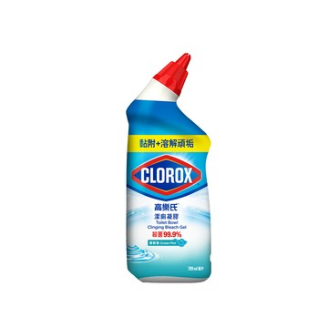 CLOROX 馬桶殺菌清潔凝膠-清新香709ml(馬桶清潔/除尿垢/隙縫去污/廁所清潔劑/浴廁專用)