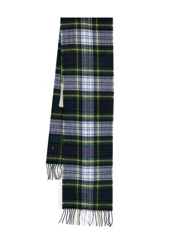 MERYLL ROGGE - checked wool scarf - women - Lambs Wool - One Size - Blue