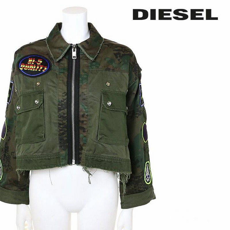 在庫限りッ！アウトレット DIESEL ショート丈 ショートブルゾン - htii