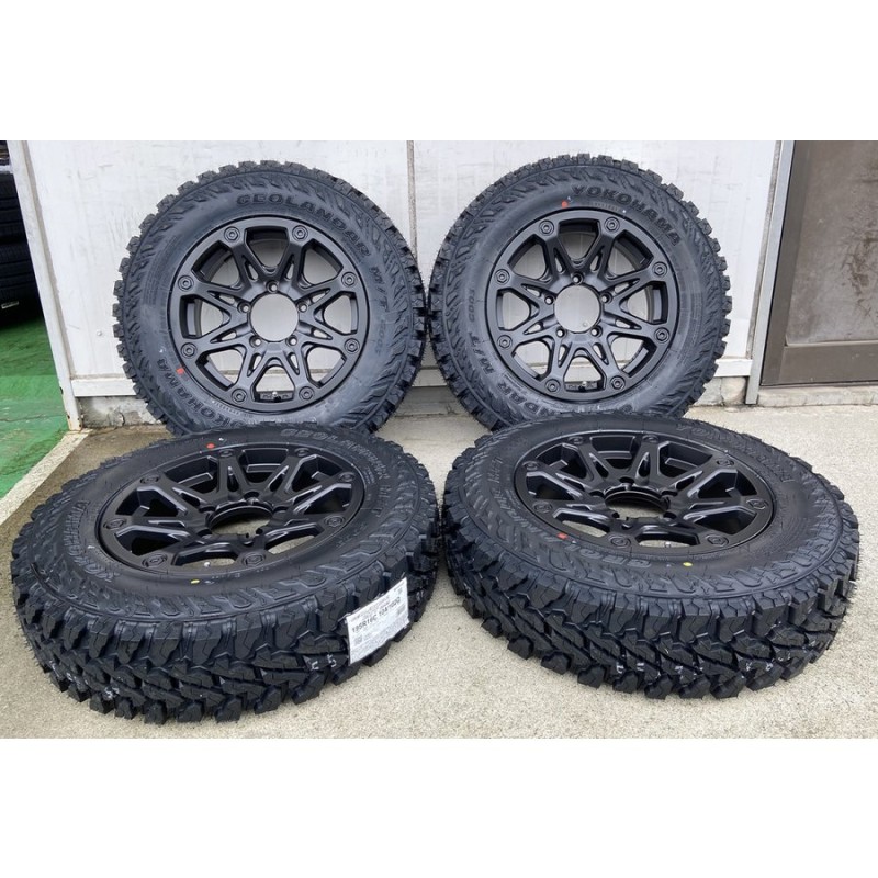 マッドタイヤ JB64 JB23 JB22 JA12 JA11 ジムニー 新品タイヤホイール4本セット ヨコハマ ジオランダー MT G003 185/85R16  175/80R16 195R16 通販 LINEポイント最大0.5%GET | LINEショッピング