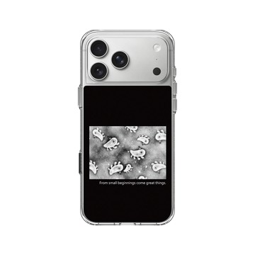 iPhone 17 Pro Max Clear Case（相機按鈕） 透明 - 怪奇事物所 Incrediville - 所長細胞群_黑