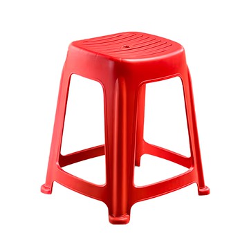 KEYWAY 聯府 花園止滑椅 39.9 x 36.3 x 47cm  紅色  1個