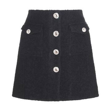 Alessandra Rich - Black Virgin Wool Blend Knitwear