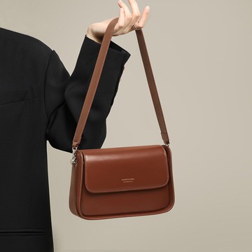Viney包包簡約新款斜挎女包夏季真皮小眾設計時尚百搭單肩腋下包