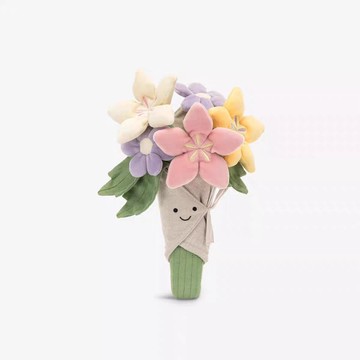 C手捧花毛絨玩偶可愛玩具趣味花束公仔生日情人節禮物