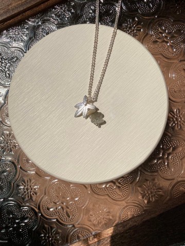 楓芯子 拉長石 藍光 配件 項鍊 客製化 中長鏈