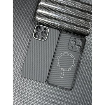 適用蘋果16/15promax14/13iPhone磁吸MagSafe車載凱夫拉手機殼全包碳纖維半包超輕薄防滑摔硬殼保護套