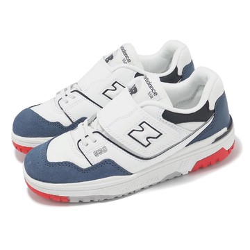 休閒鞋 550 中童 小朋友 白 藍 復古 魔鬼氈 運動鞋 NB PHB550CN-M