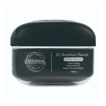 LOVEISDERMA 愛斯德瑪 B3 竹炭深層淨顏凝膠面膜 500ml  1罐  1盒