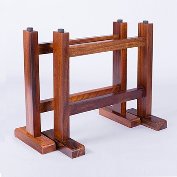 優樂悅~實木桌腿大板支架奧坎三腳架胡桃木茶桌腿書桌腿支架辦公桌支撐腿