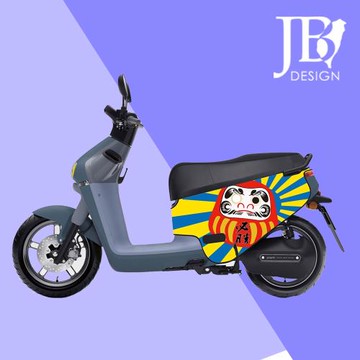 gogoro防刮車套-iD124 不倒翁