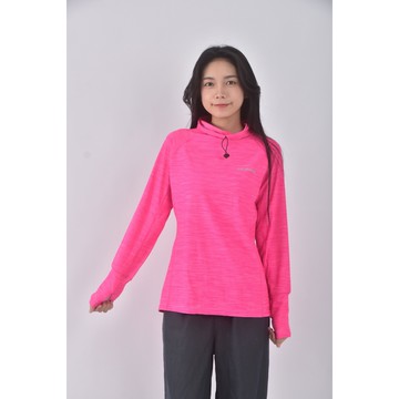 (S) ob style運動高領粉色長袖上衣二手衣