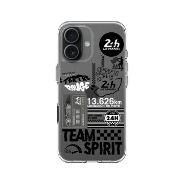 iPhone 17 Clear Case（相機按鈕） 透明 - 24 Hours of Le Mans - Graffiti