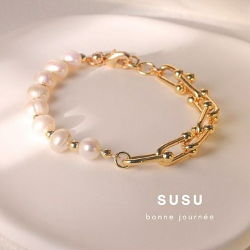 SU SU︱維納斯珍珠手鍊❤️事業 招財 人緣 工作 健康 紓壓 水晶 飾品 耳環 項鍊 手鍊 現貨 穿搭 百搭 時尚
