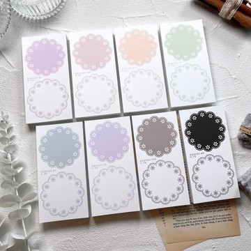 花邊蕾絲便條紙