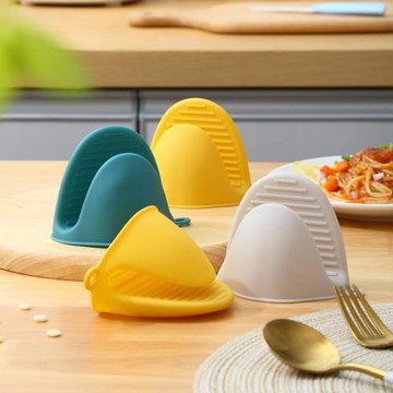 隔熱手套耐高溫防燙手套加厚硅膠指套夾廚房烤箱用微波爐烘焙工具