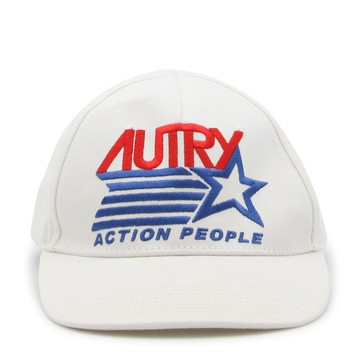 Autry - White Cotton Baseball Cap